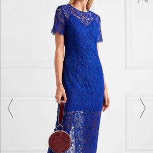 DIANE VON FURSTENBERG Guipure lace midi dress